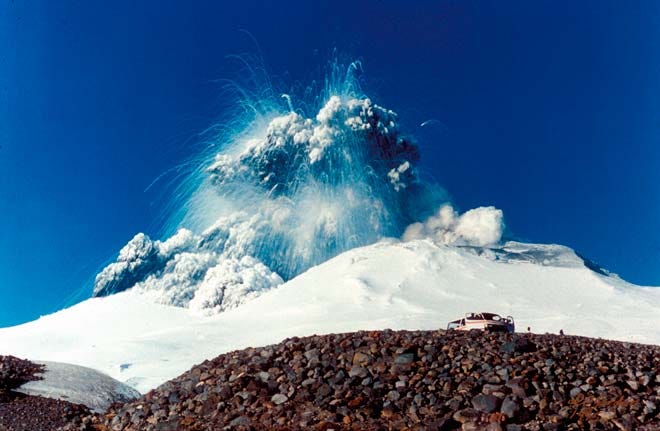 Explosive eruption, Mt Ruapehu