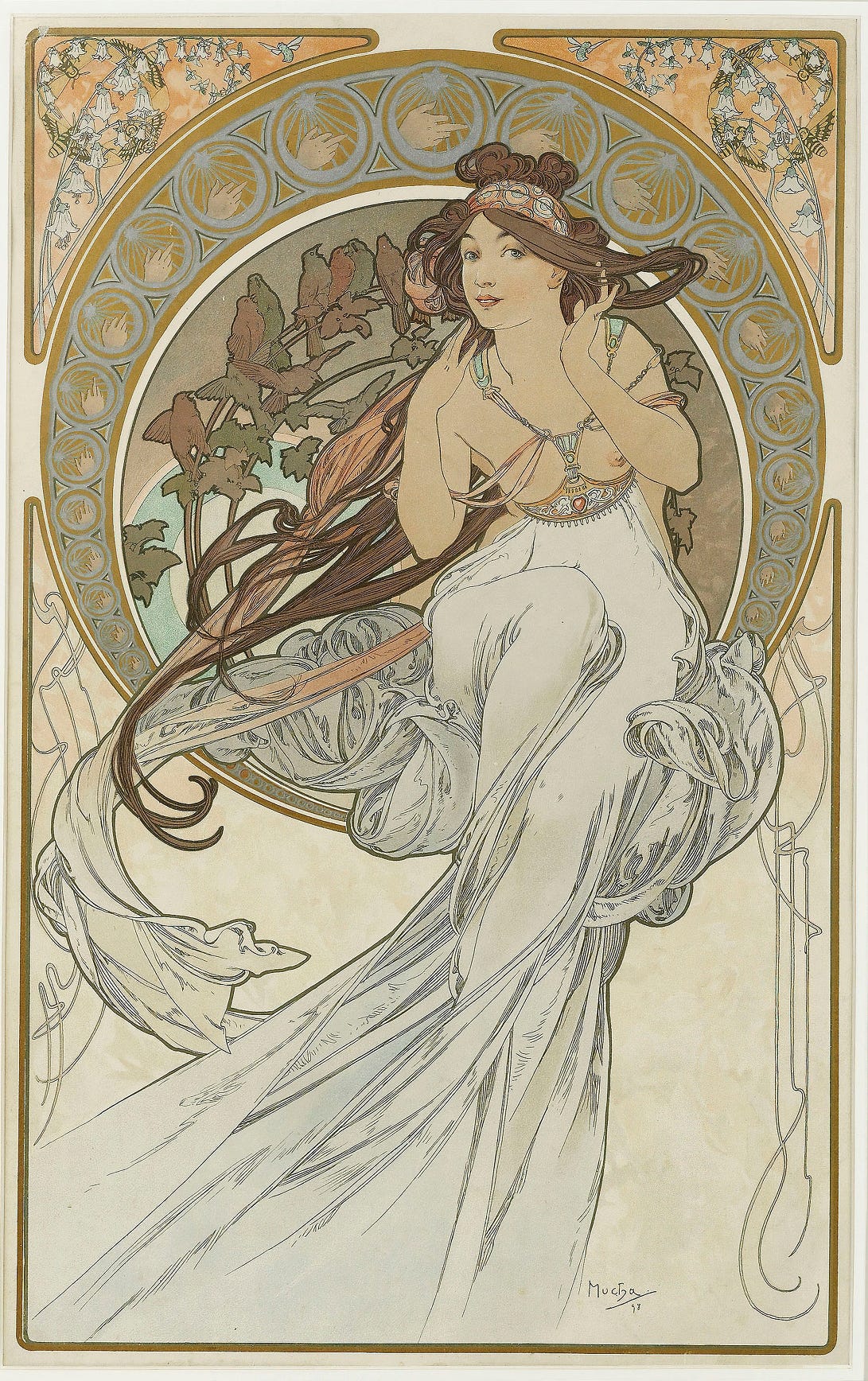 The Arts 1 (1898) by Alphonse Mucha