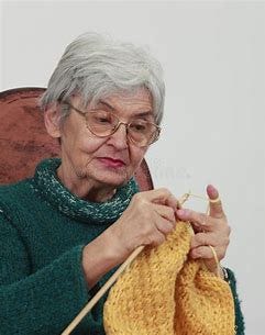 Image result for woman knitting