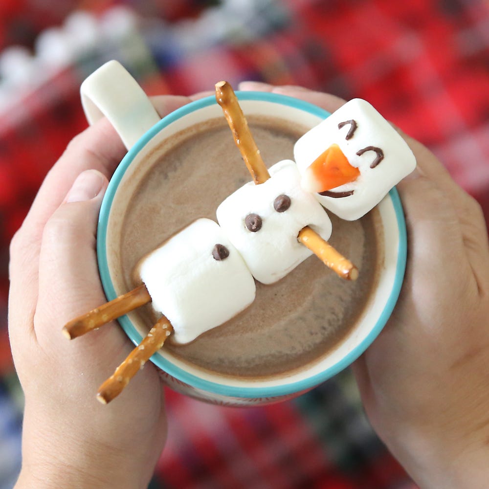 marshmallow snowman {make a hot chocolate buddy!} - It&#39;s Always Autumn