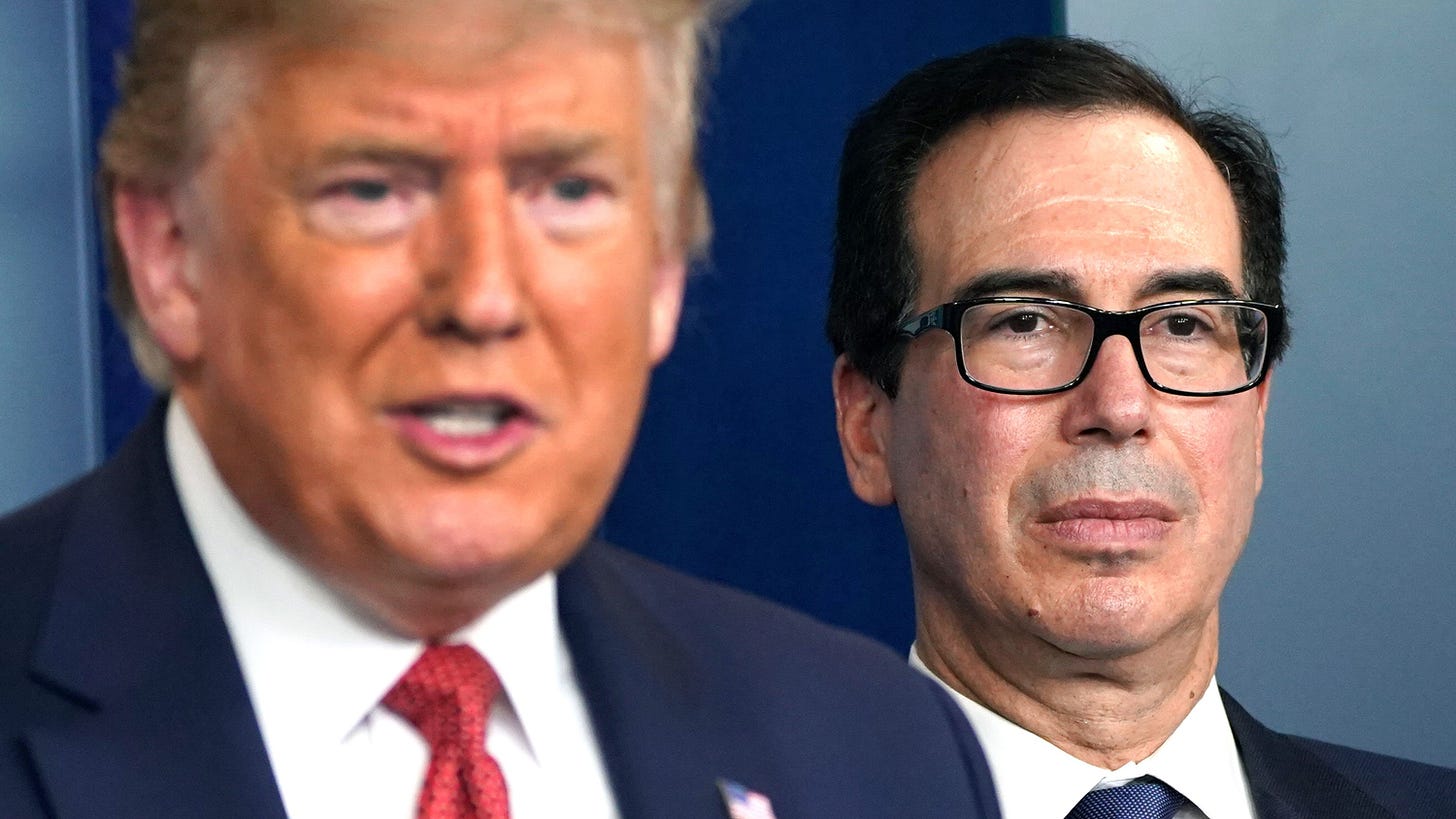 How Trump Learned to Trust Steve Mnuchin With His Presidency