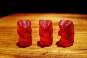 Red gummi bears