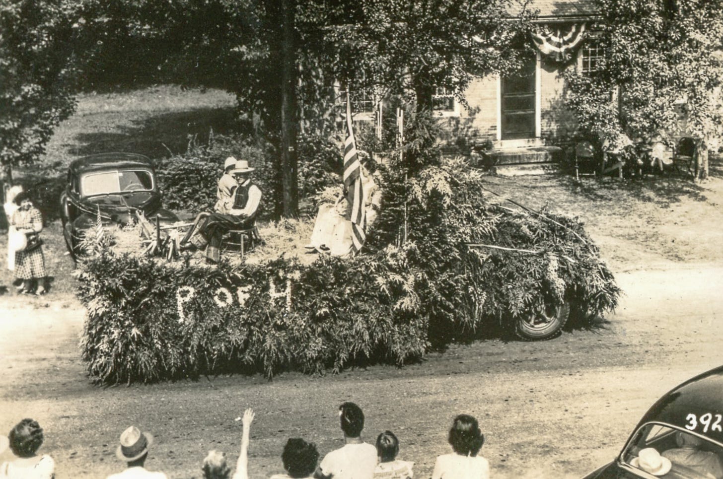 Grange Float in Parade