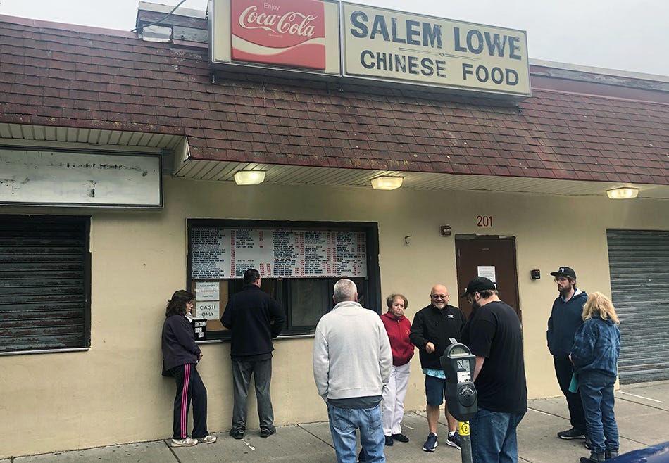 Salem Lowe Chinese food at Salem Willows