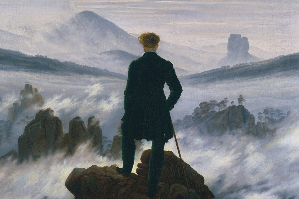 The Mysteries behind Caspar David Friedrich&#39;s “Wanderer above the Sea of Fog”  - Artsy