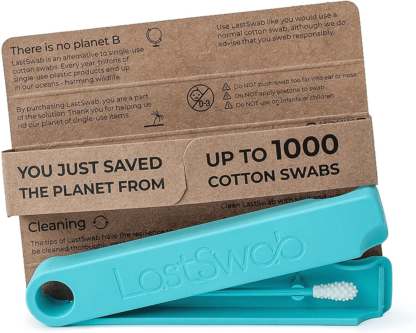 LastSwab Reusable Cotton Swabs for Ear Cleaning - Eco Friendly Q tips -  Bio-Based Carrying Case - Easy to Clean - Designed in Denmark : Amazon.ca:  Beauty &amp; Personal Care