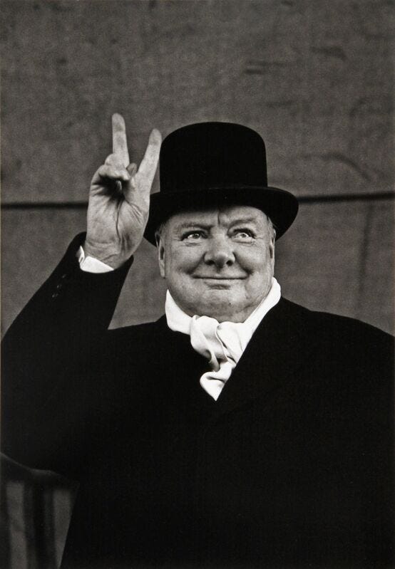 Alfred Eisenstaedt | Winston Churchill Campaigning ...