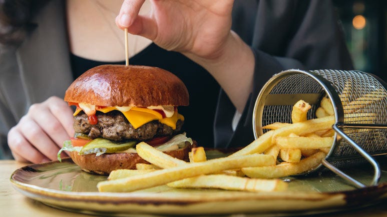 processed fast food shrinks brain