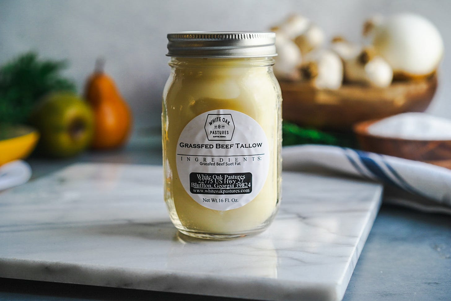 Grassfed Beef Tallow – White Oak Pastures