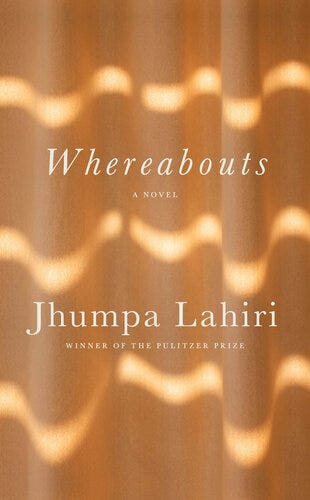 Whereabouts (A novel) by Jhumpa Lahiri, 9780593318317
