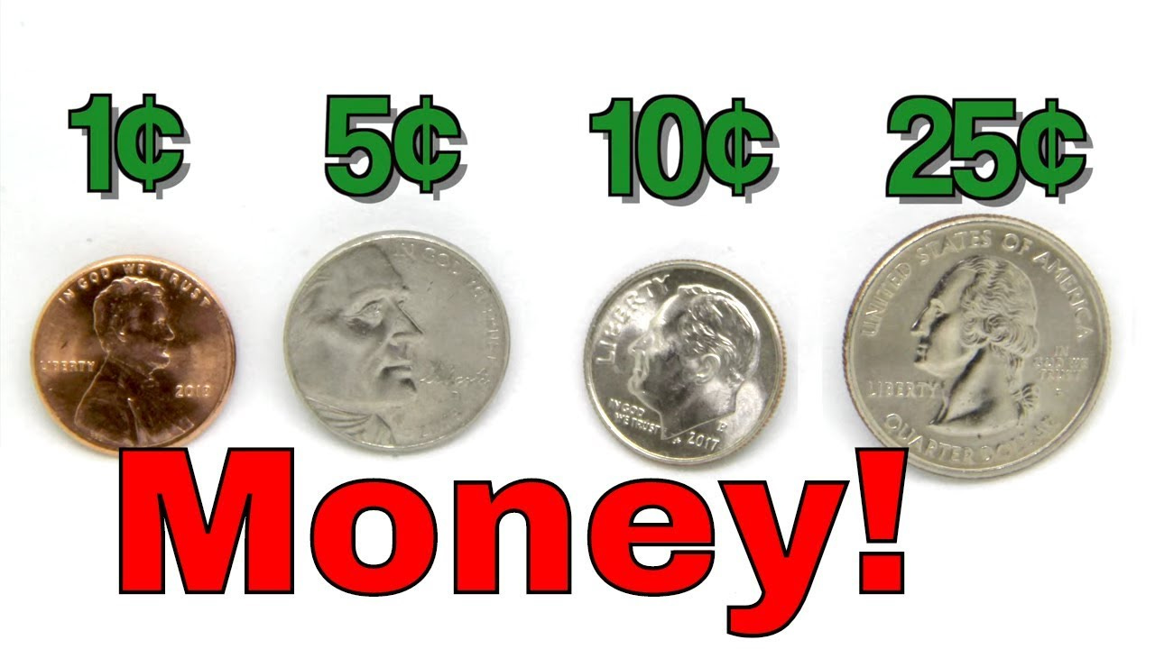 Penny, Nickel, Dime, Quarter Money Song for Children by Patty Shukla -  YouTube