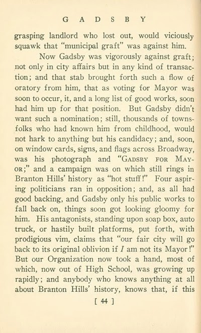 BOOKTRYST: The Great Gadsby: A Rare Book Written The Hard Way, No &quot;E&quot;s