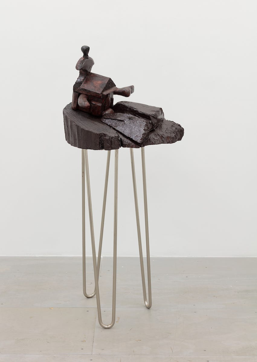 Emmanuel Desir, Temple of the Inner Self, 2020 wood, stainless steel