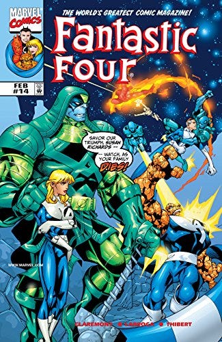 Amazon.com: Fantastic Four (1998-2012) #14 eBook : Claremont, Chris,  Larroca, Salvador, Larroca, Salvador: Kindle Store