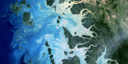 Waterways from Space