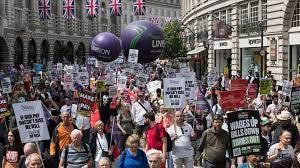 Royaume-Uni: manifestation à Londres contre la vie chère