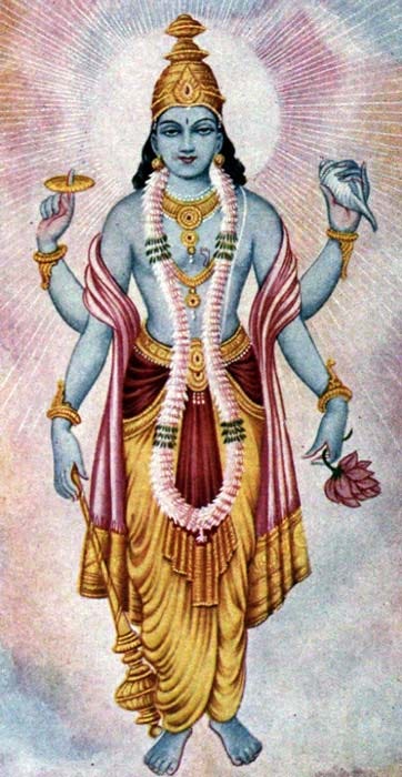Vishnu deity of the Alwars. (Redtigerxyz / Public Domain)