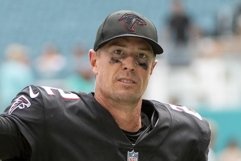 FILE - Atlanta Falcons quarterback Matt Ryan (2) leaves the field after an NFL football game against the Miami Dolphins, Sunday Oct 24, 2021, in Miami Gardens, Fla. The Indianapolis Colts acquired quarterback Matt Ryan in a trade Monday, March 21, 2022, with the Atlanta Falcons, The Associated Press has learned. (AP Photo/Doug Murray, File)