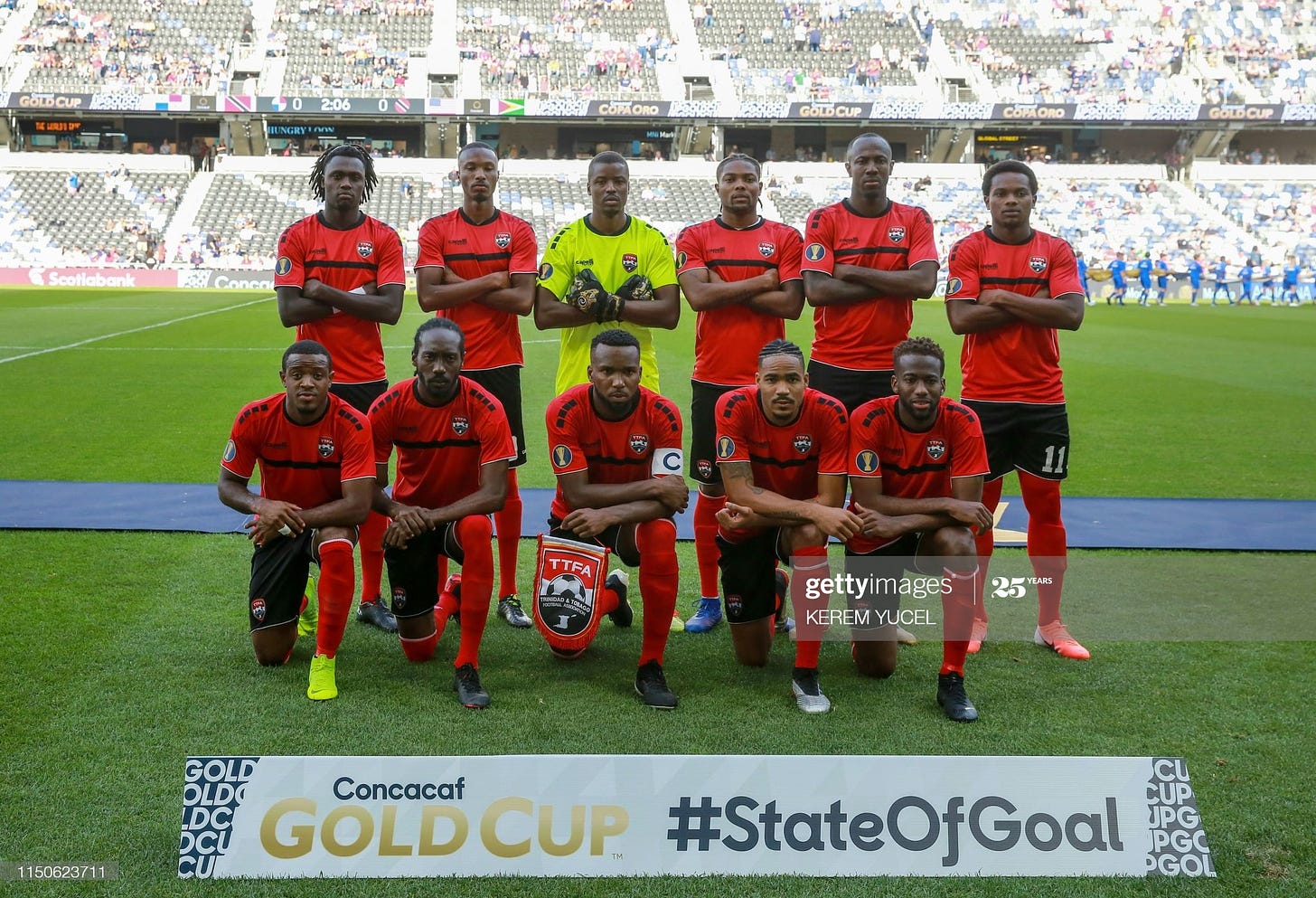 FBL-CONCACAF-GOLDCUP-PAN-TTO : News Photo