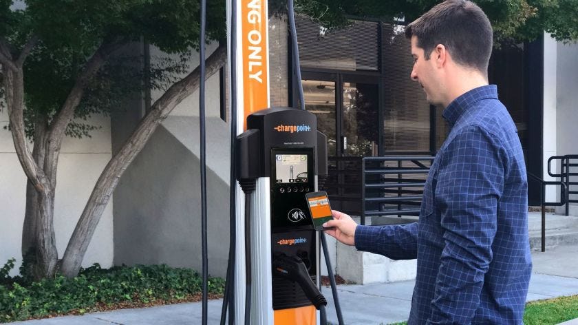 ChargePoint joins the rush for EV charging stations in Europe - Los Angeles  Times