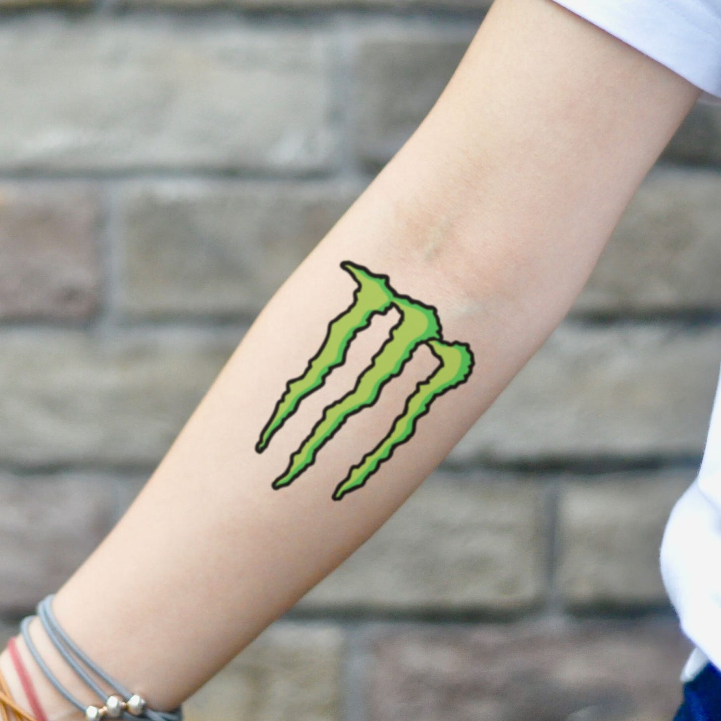 Monster Energy Drink Logo Temporary Tattoo Sticker - OhMyTat