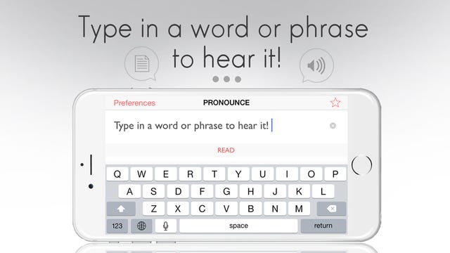 (How to) Pronounce iPhone app