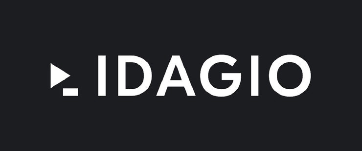 Idagio logo white crop