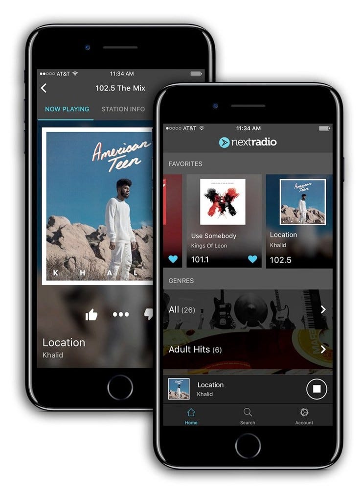 Nextradio app