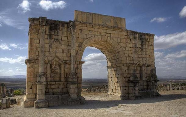 Volubilis Arch of Caracalla, Morocco (Prioryman / CC BY-SA 3.0)