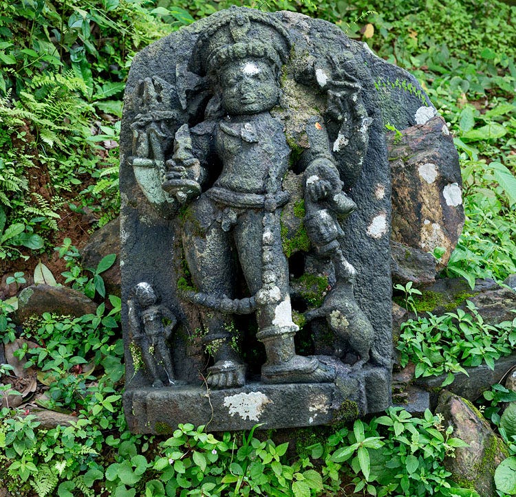 Kalbhairav on Siddhanath Hill in Borim