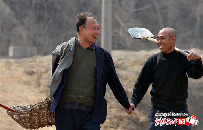 Blind Man And His Armless Friend Spend 10 Years Planting 10,000 Trees In China