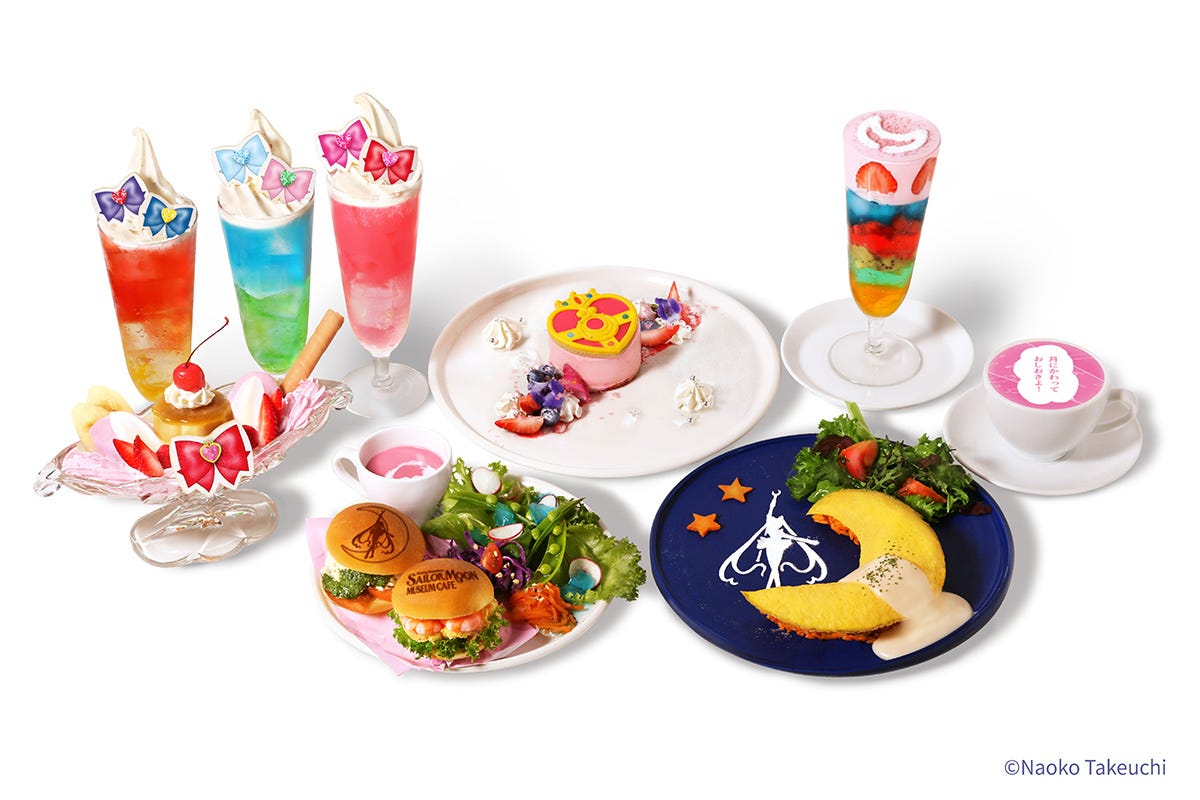 Sailor Moon Cafe food