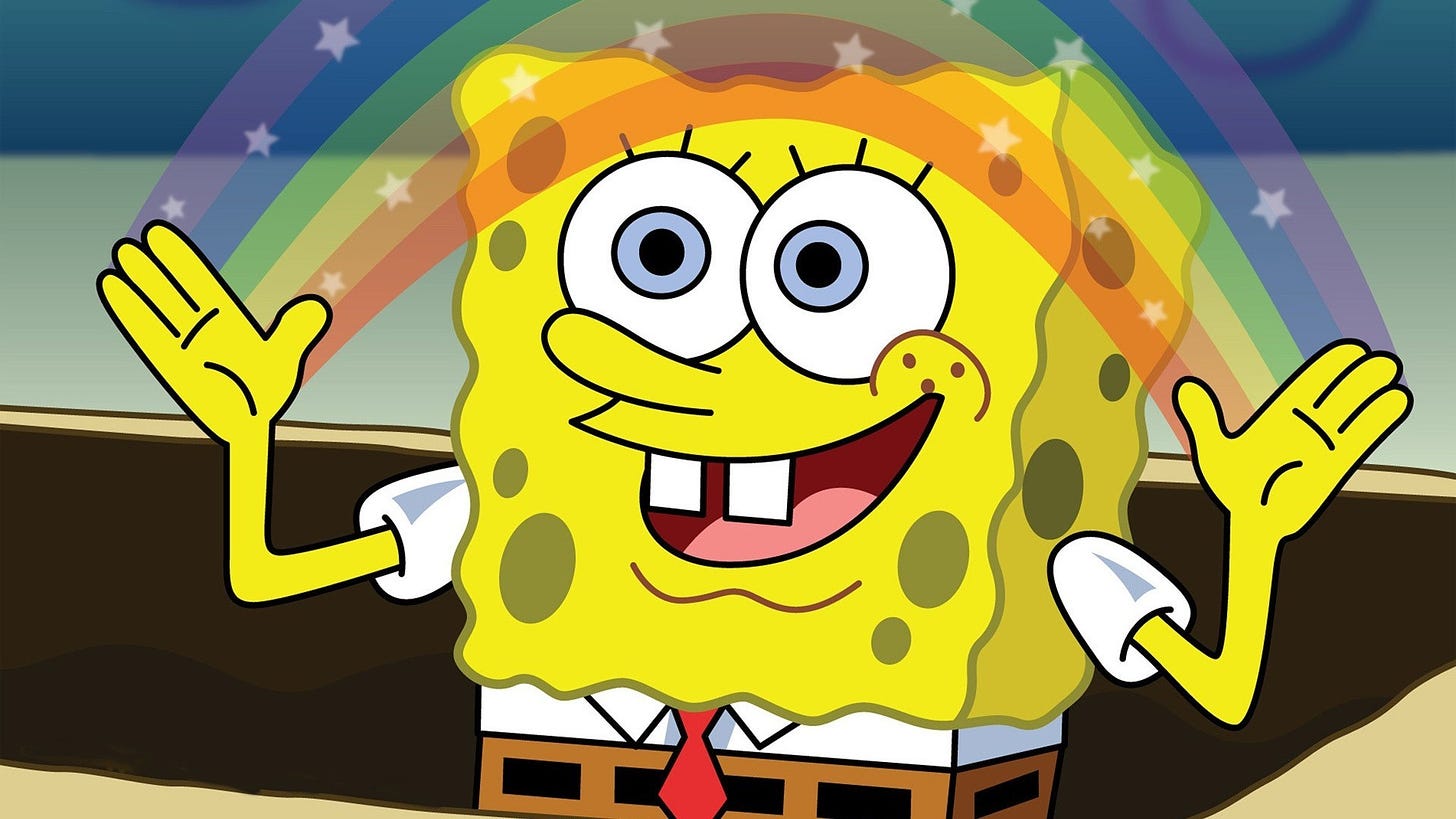 Imagination Spongebob | Know Your Meme