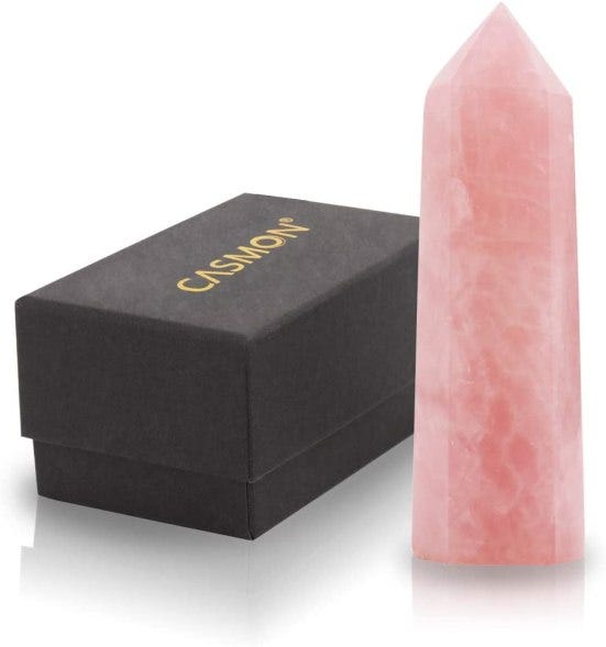 rose quartz crystals to manifest love