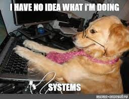 Meme: "I HAVE NO IDEA WHAT i'M DOING SYSTEMS" - All Templates -  Meme-arsenal.com