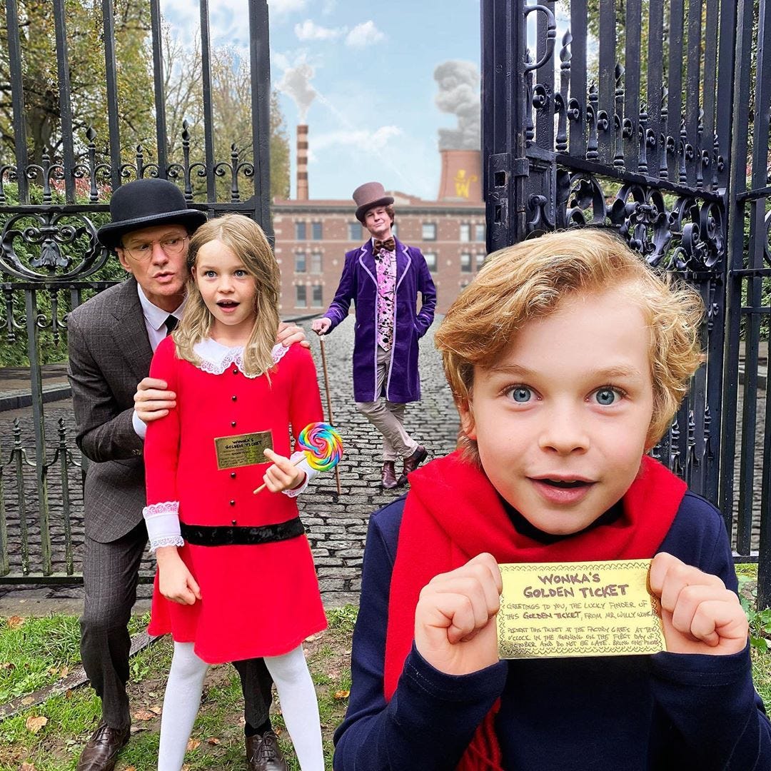 Neil Patrick Harris' Family Halloween Costumes: Pics