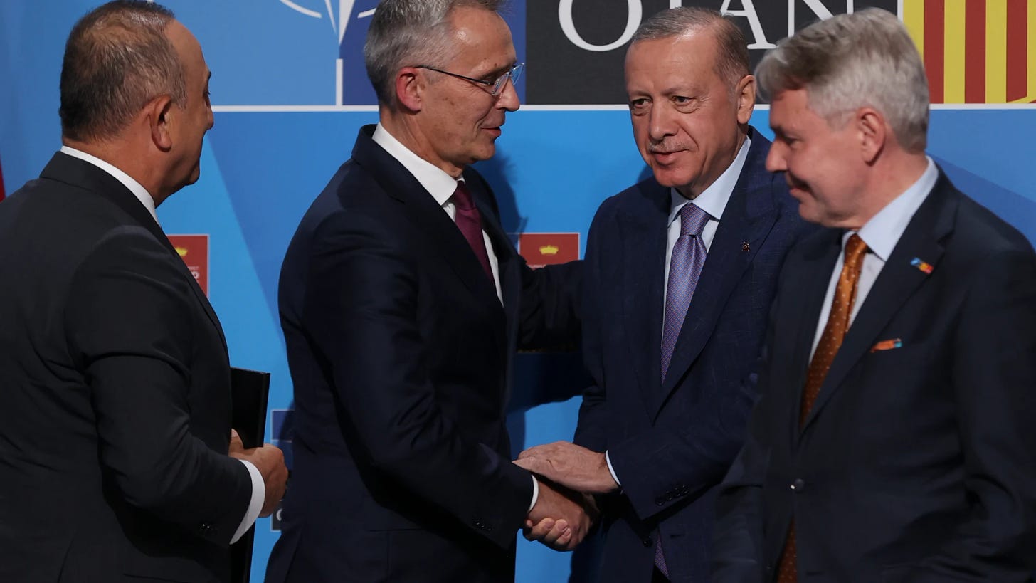 Turquía retira el veto a la entrada en la OTAN de Suecia y Finlandia