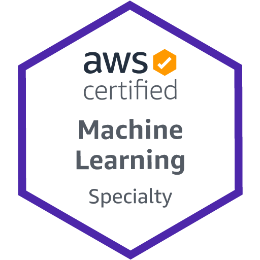 AWS Certified Machine Learning - Specialty badge