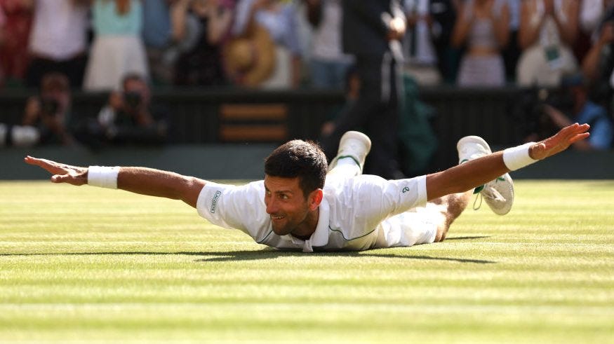 Novak Djokovic beats Nick Kyrgios for 7th Wimbledon title, 21st major