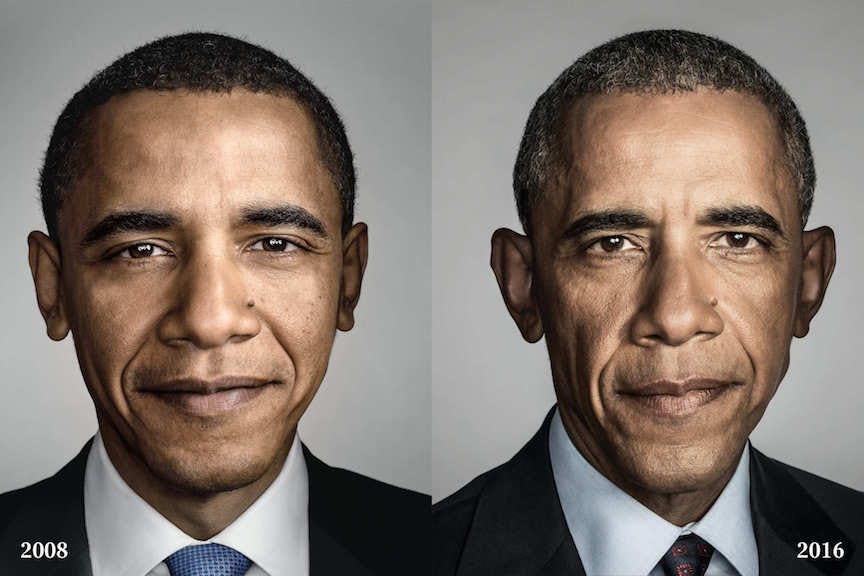 Obama ages Obama ages