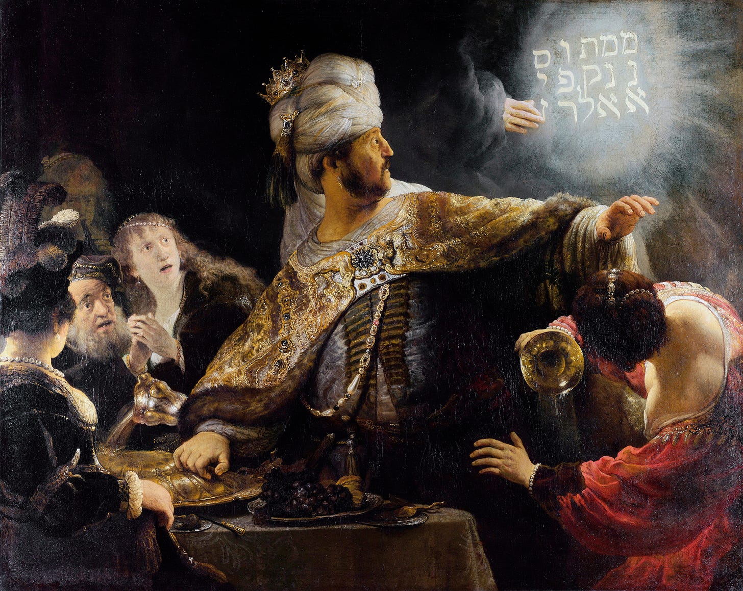 Belshazzar’s feast (from 1634 until 1639)by Rembrandt van Rijn