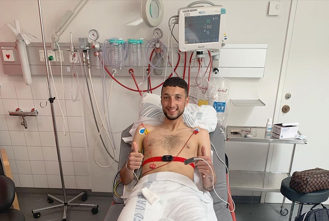 Fortunately the 22-year-old is awake in hospital and has sent a message to fans