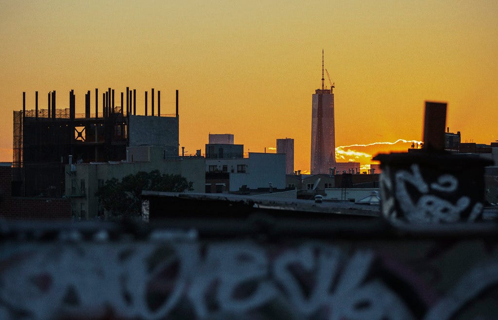 World Trade Center Tower one(Freedom Tower) from Brooklyn | WTC Sunset