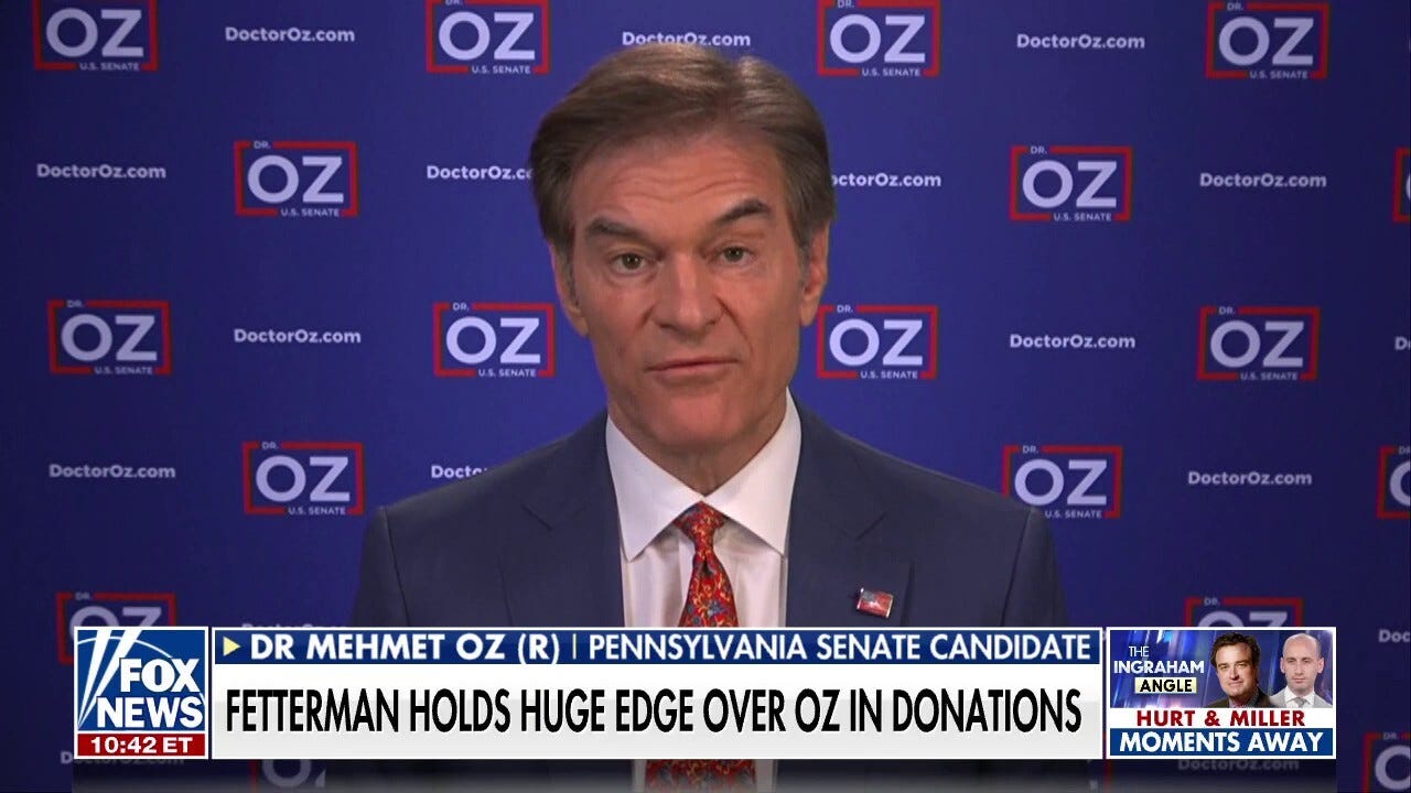 Dr. Oz: The only thing Joe Biden is building back better is the Republican  Party | Fox News