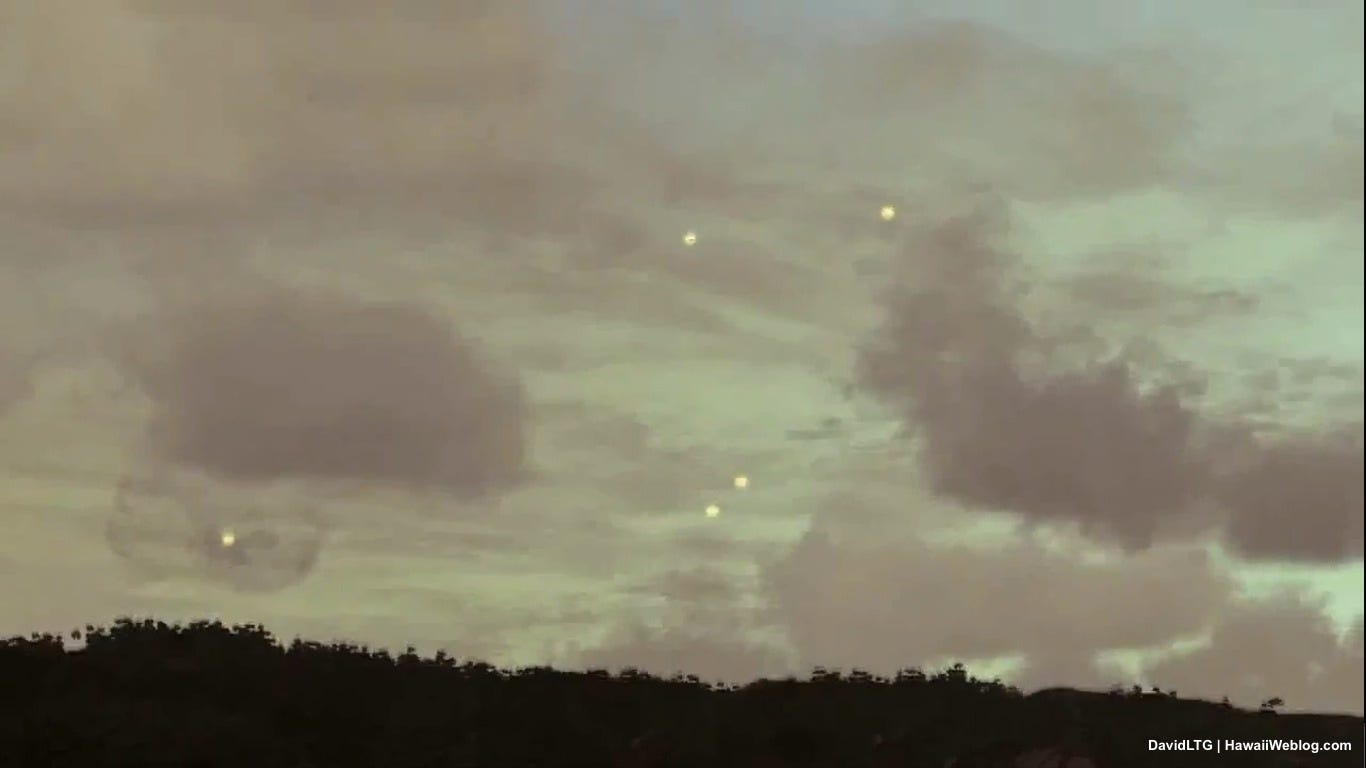 UFO Over Oahu?