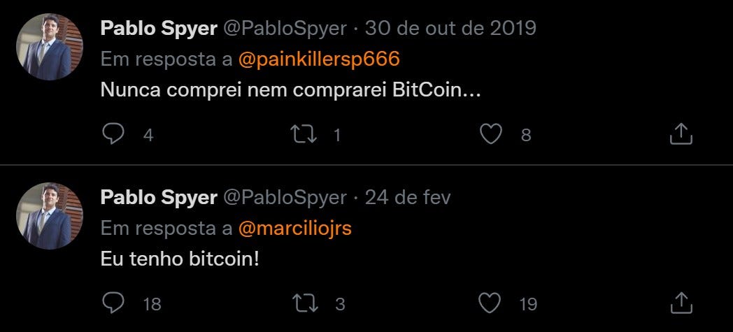 Pablo Spyer bitcoin