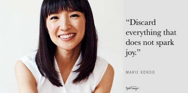 50 Best Marie Kondo Quotes To Inspire You To De-Clutter Your Life (Both  Mentally &amp; Physically) | YourTango