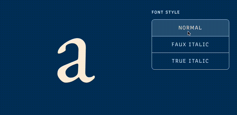 fontstyle