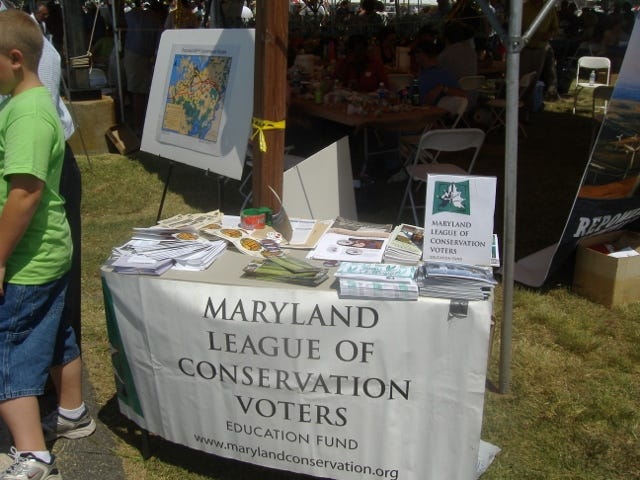 This was the first time I'd noticed the LCV at the Tawes event - most likely they found out Delmarva Power would have a presence. The chart in the background summarizes possible pathways for MAPP.