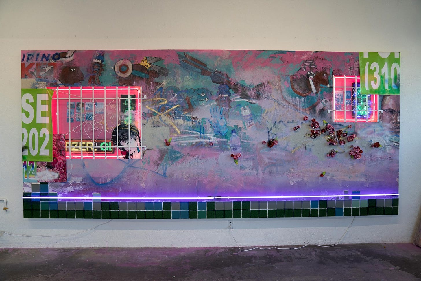 Patrick Martinez's Neon Installation in LA | HYPEBEAST